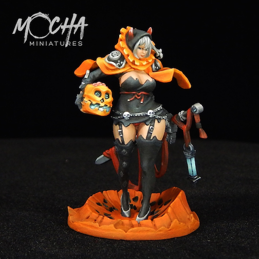 Halloween Pinup · October 2018 — Mocha Minis